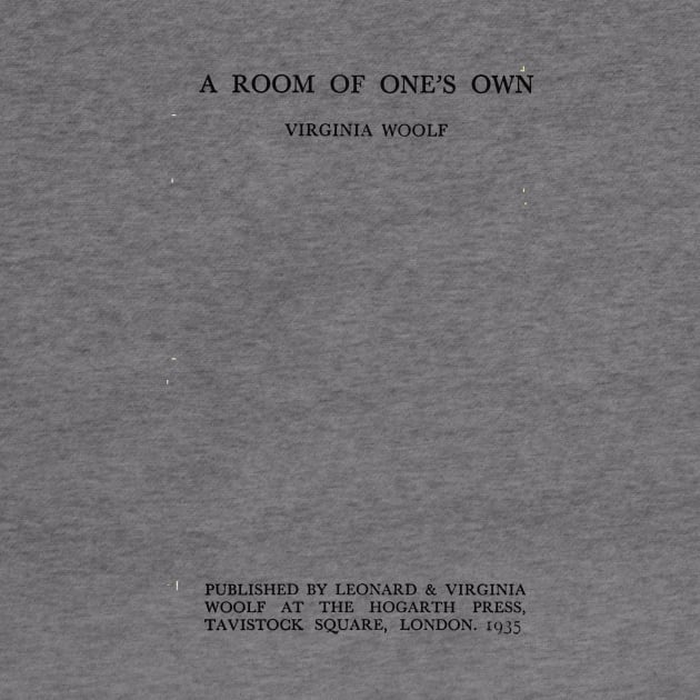 A Room of One's Own Virginia Woolf Title Page by buythebook86